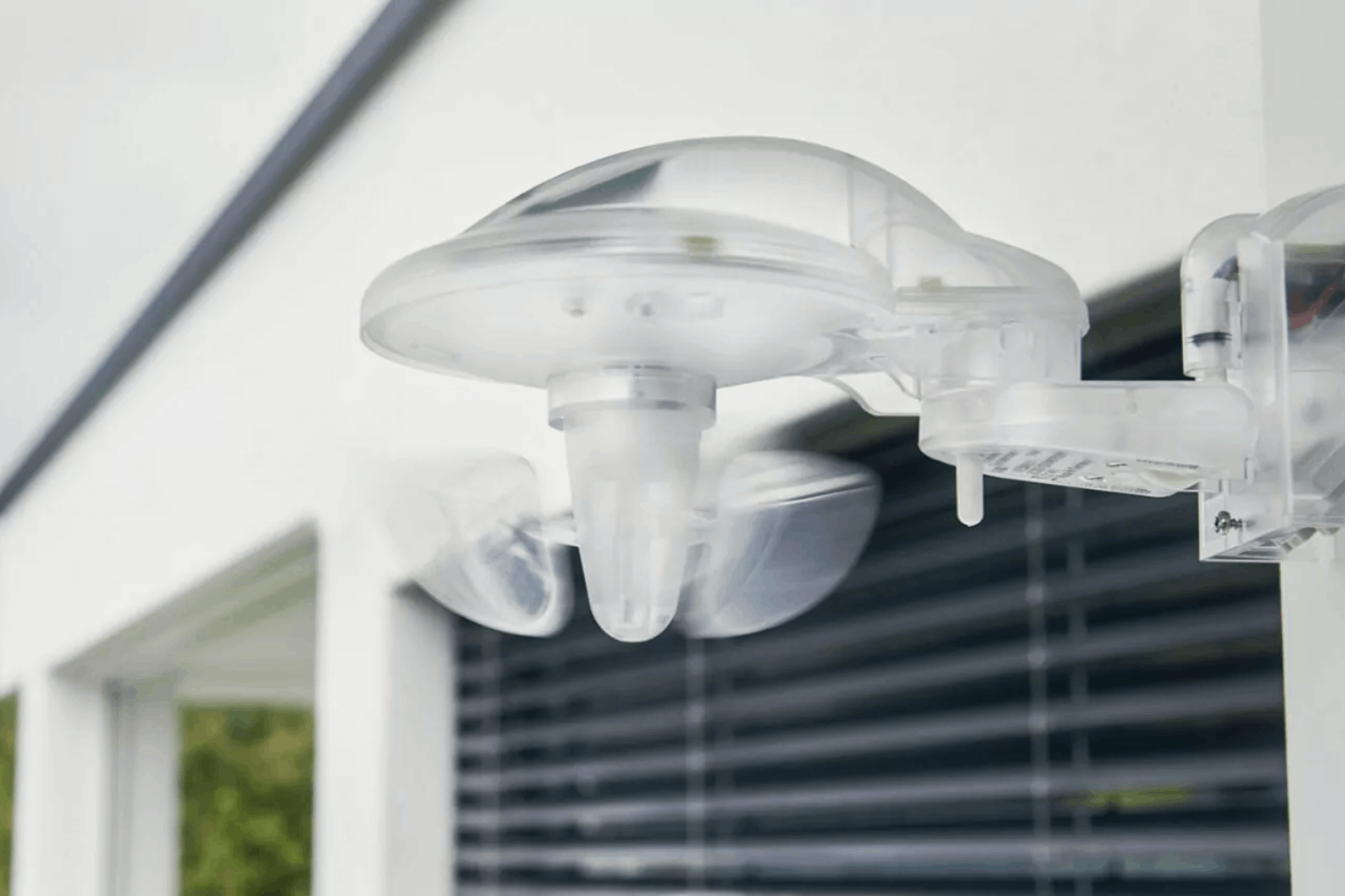 Outdoor Theben KNX weather station weather sensing equipment.